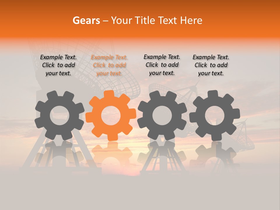 Tower Medium Dishes PowerPoint Template