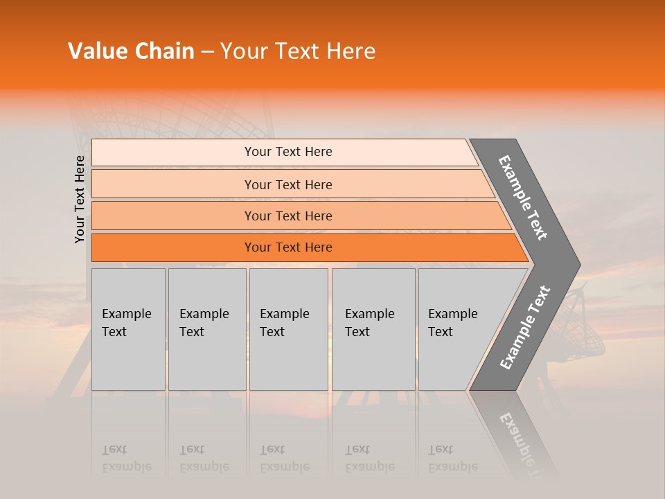 Tower Medium Dishes PowerPoint Template
