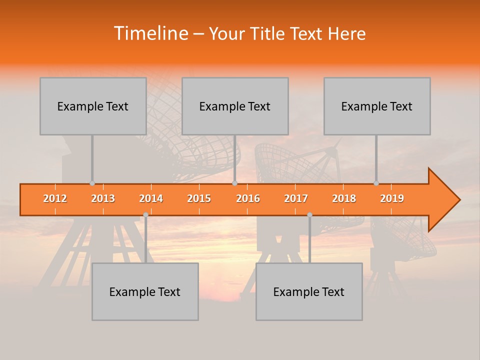 Tower Medium Dishes PowerPoint Template