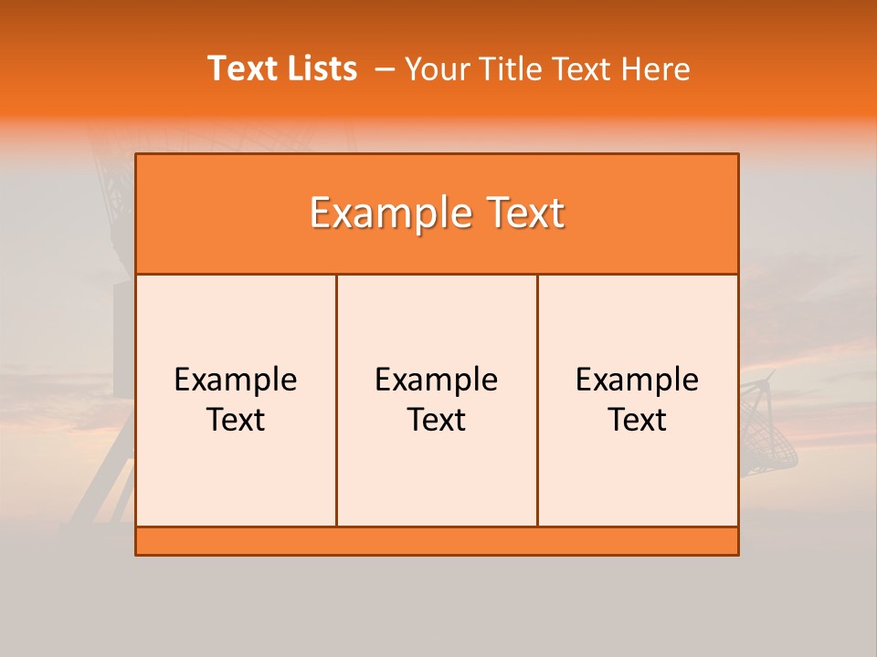 Tower Medium Dishes PowerPoint Template