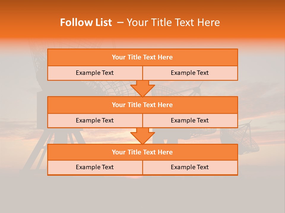 Tower Medium Dishes PowerPoint Template