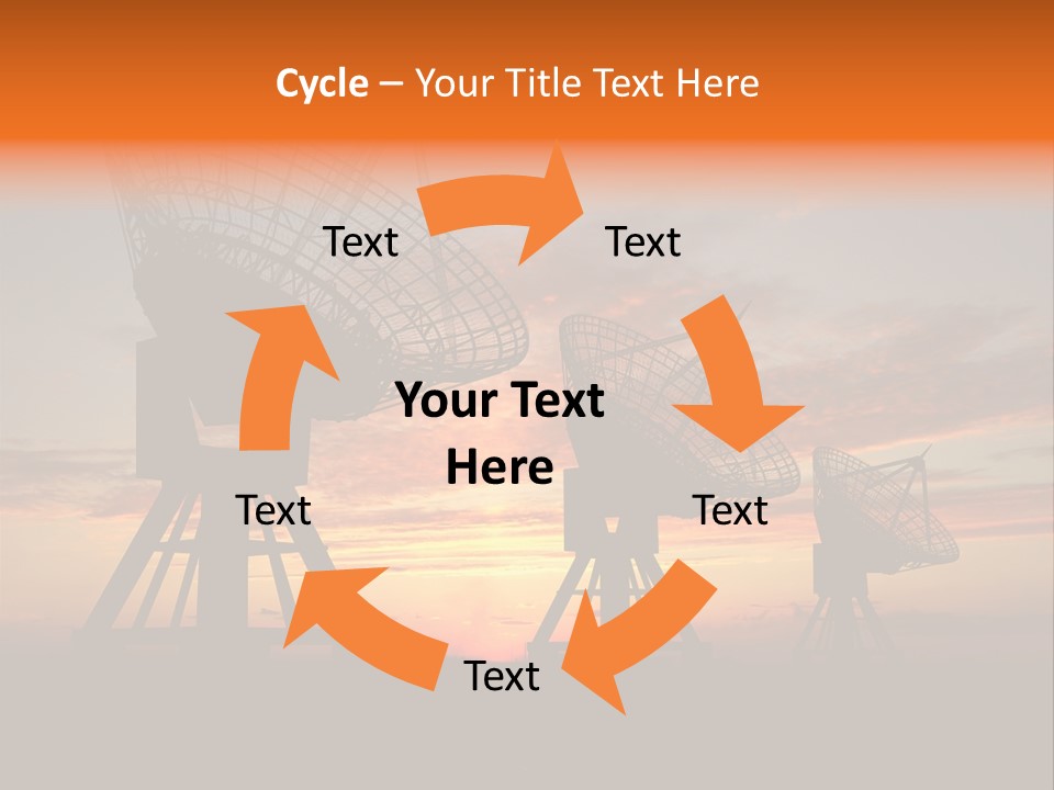 Tower Medium Dishes PowerPoint Template