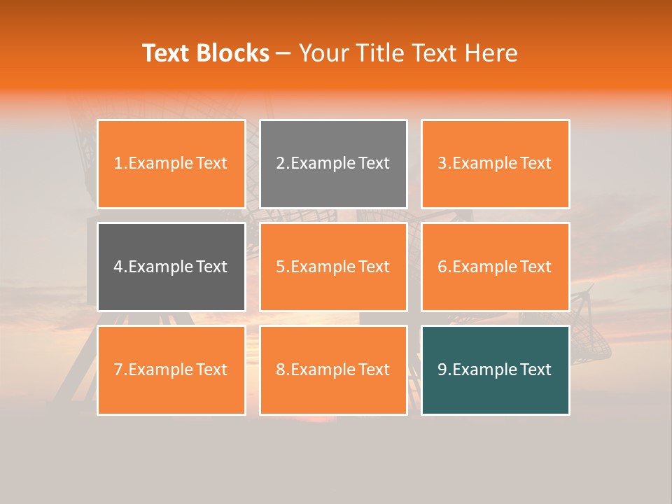 Tower Medium Dishes PowerPoint Template