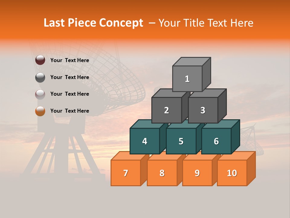 Tower Medium Dishes PowerPoint Template