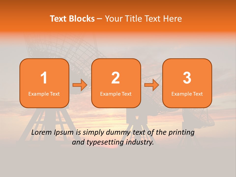 Tower Medium Dishes PowerPoint Template