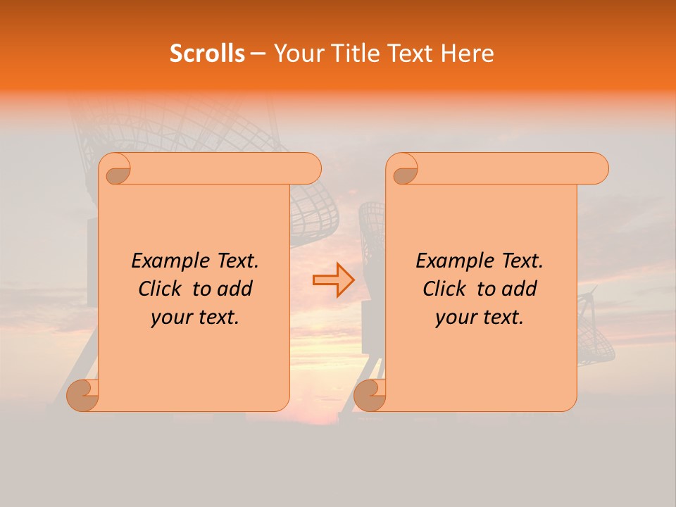 Tower Medium Dishes PowerPoint Template