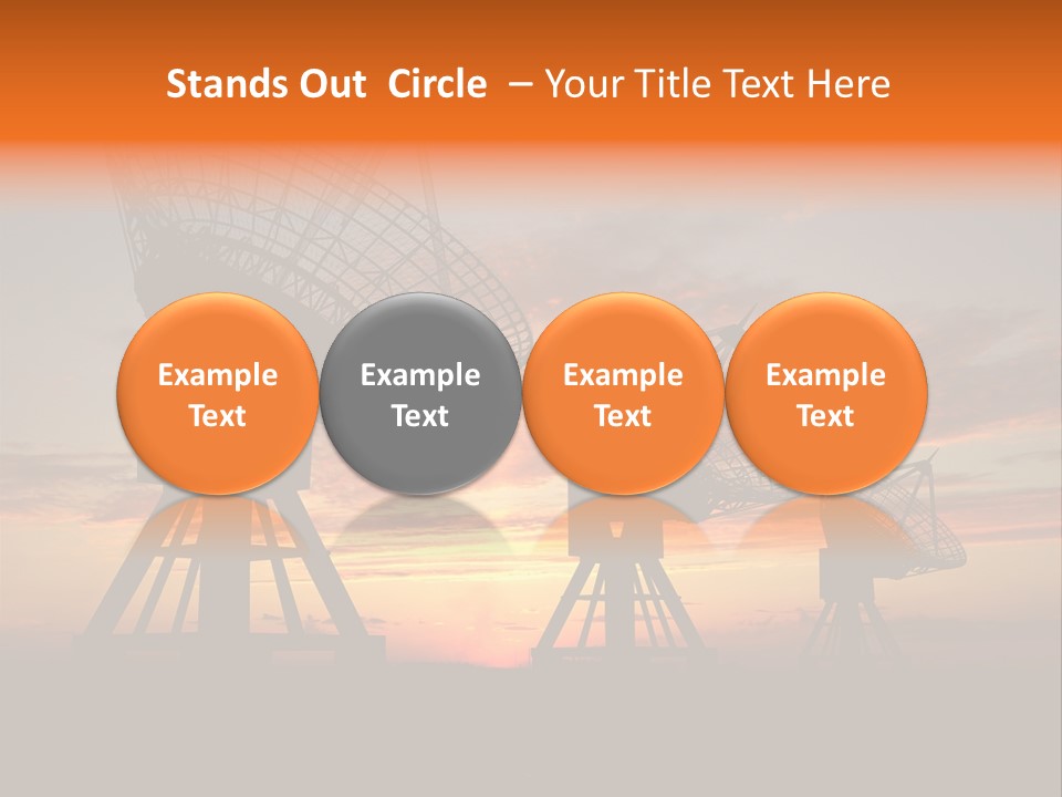 Tower Medium Dishes PowerPoint Template