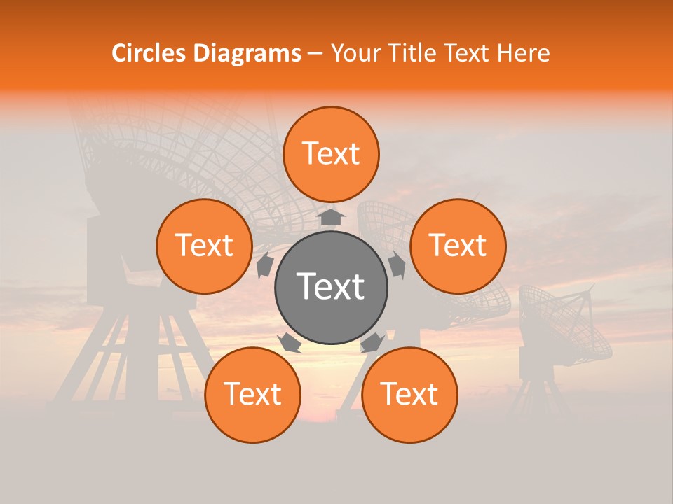 Tower Medium Dishes PowerPoint Template