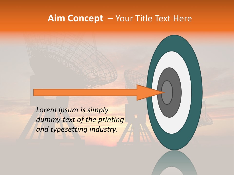 Tower Medium Dishes PowerPoint Template