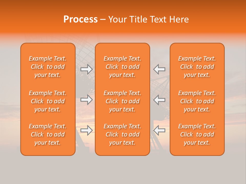 Tower Medium Dishes PowerPoint Template