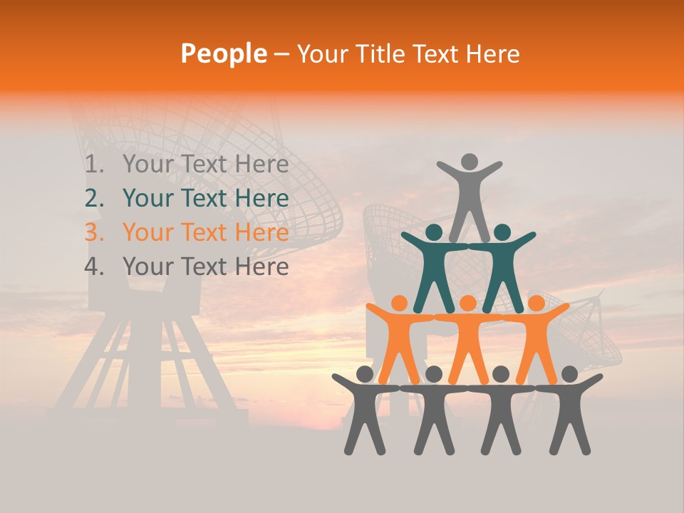 Tower Medium Dishes PowerPoint Template