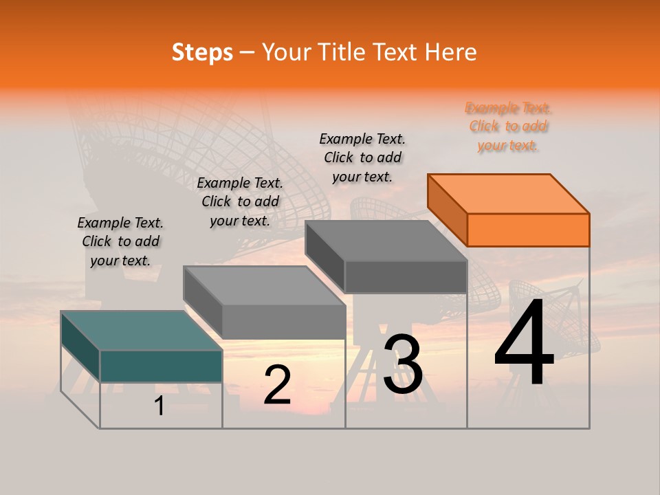 Tower Medium Dishes PowerPoint Template