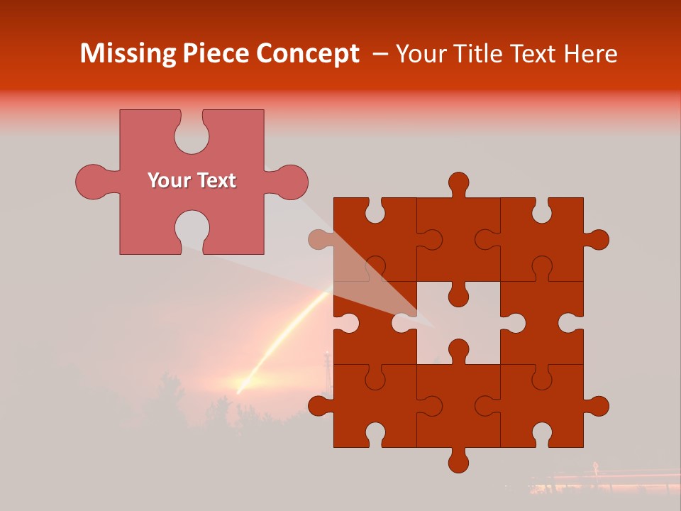 Canaveral Kennedy Trail PowerPoint Template