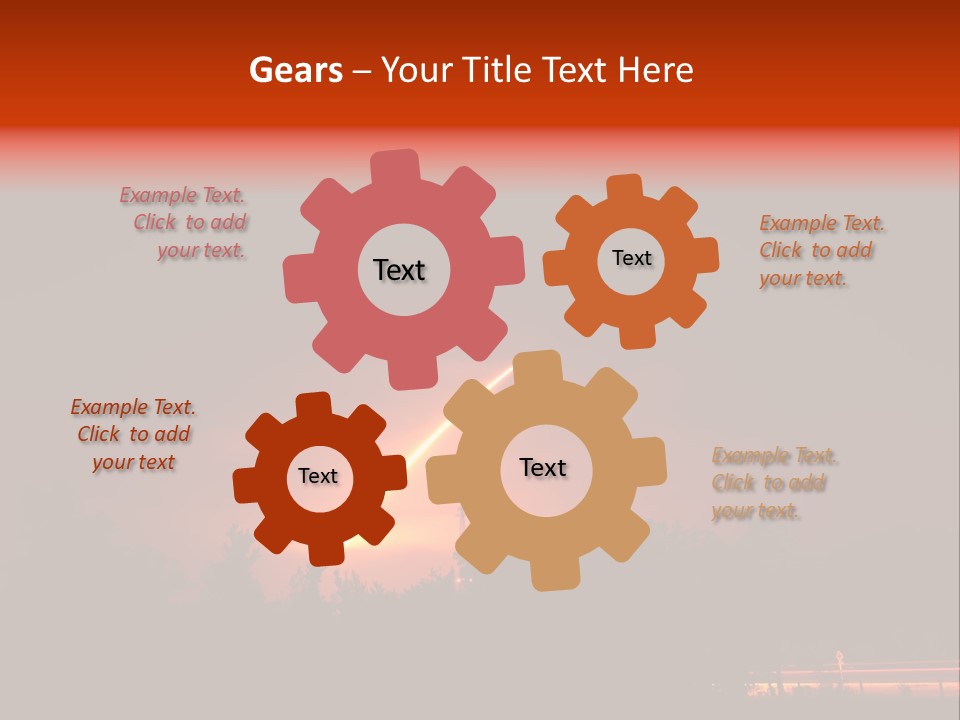 Canaveral Kennedy Trail PowerPoint Template