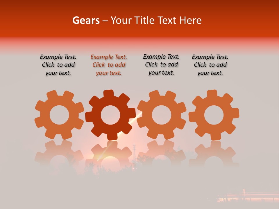 Canaveral Kennedy Trail PowerPoint Template