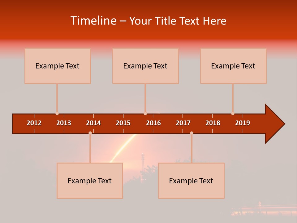 Canaveral Kennedy Trail PowerPoint Template