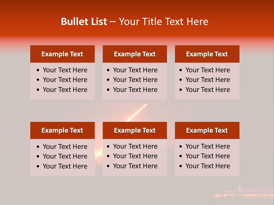 Canaveral Kennedy Trail PowerPoint Template