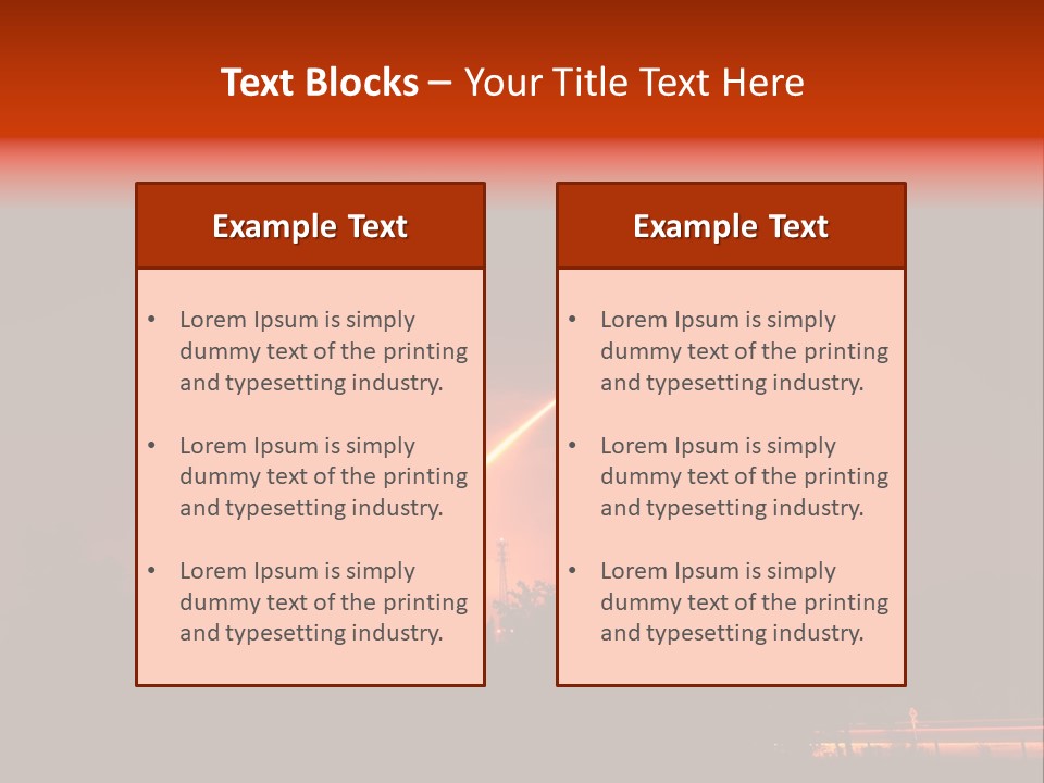 Canaveral Kennedy Trail PowerPoint Template