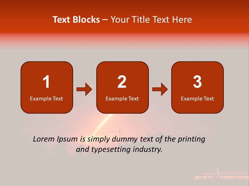Canaveral Kennedy Trail PowerPoint Template