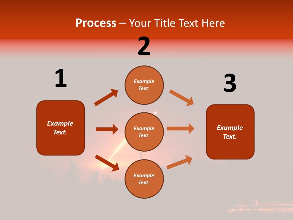 Canaveral Kennedy Trail PowerPoint Template