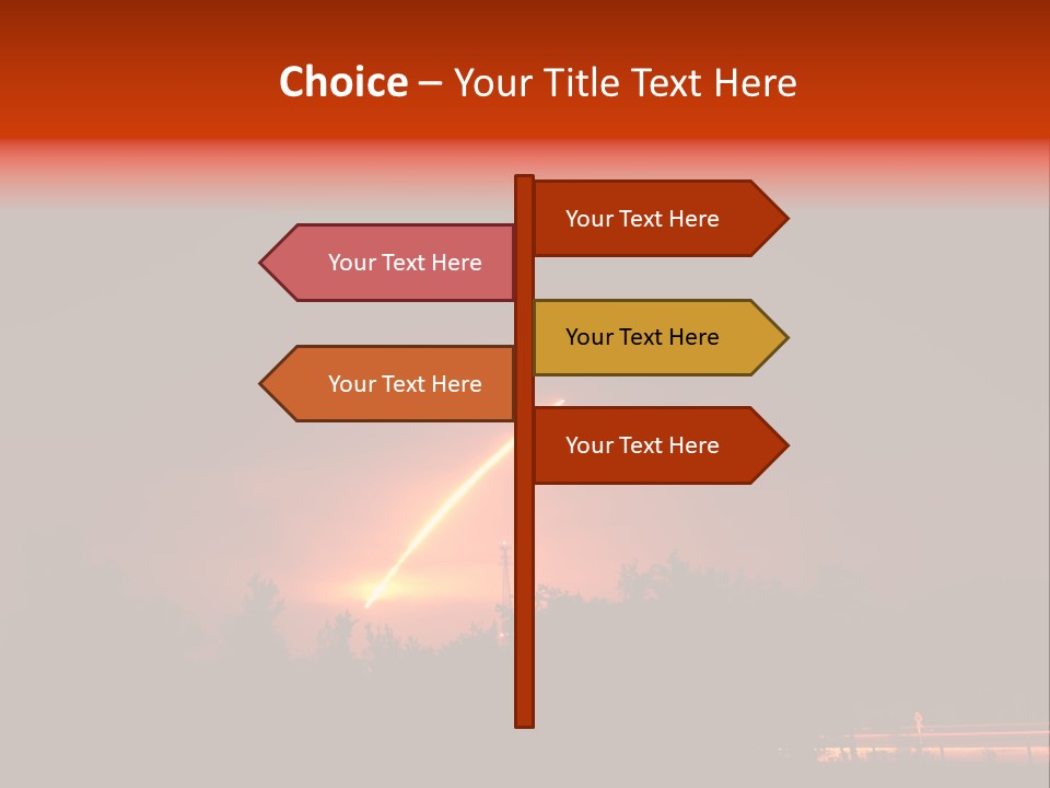 Canaveral Kennedy Trail PowerPoint Template