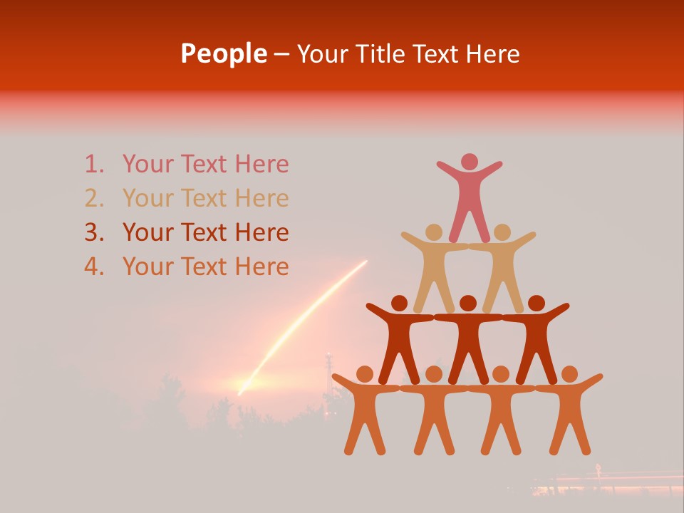 Canaveral Kennedy Trail PowerPoint Template