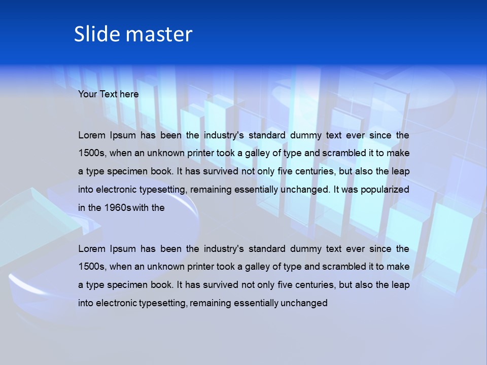 Economic Graph Conceptual PowerPoint Template