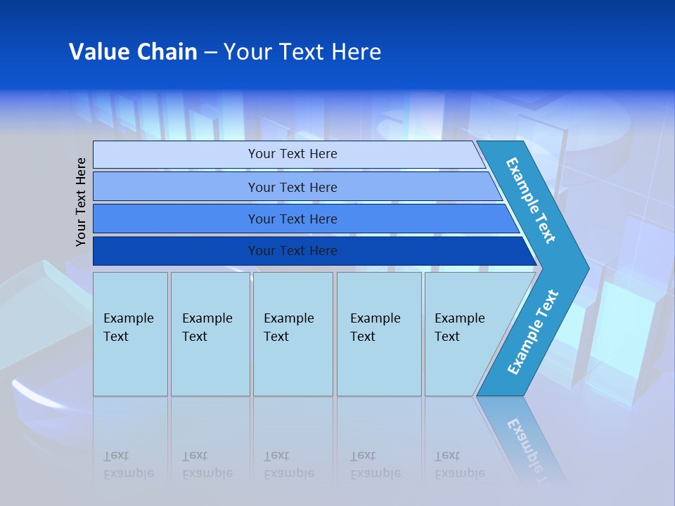 Economic Graph Conceptual PowerPoint Template