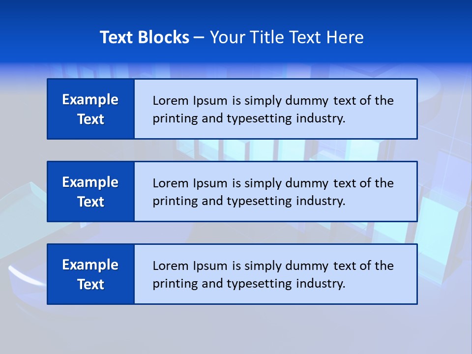 Economic Graph Conceptual PowerPoint Template