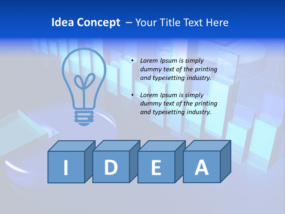 Economic Graph Conceptual PowerPoint Template