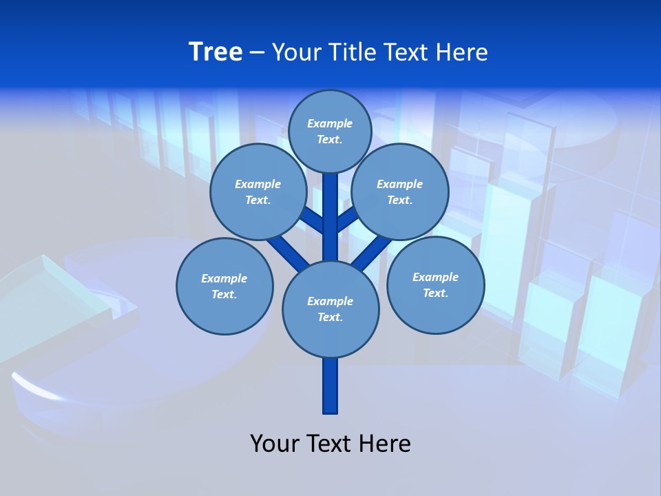Economic Graph Conceptual PowerPoint Template