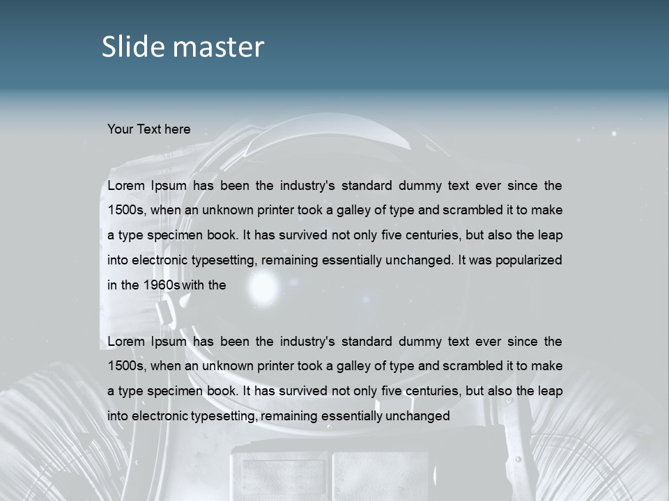 Earth Mars Oxygen PowerPoint Template