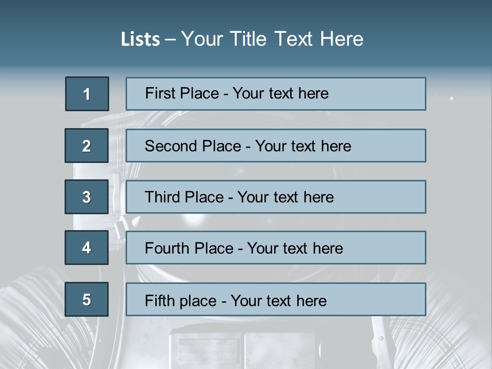 Earth Mars Oxygen PowerPoint Template
