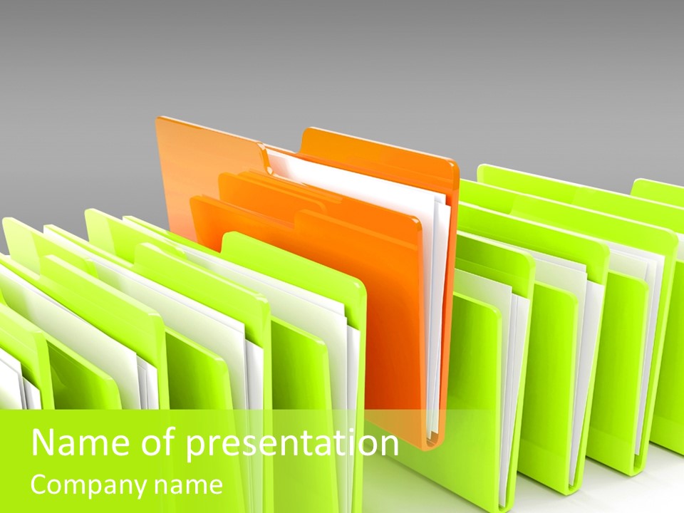 Reflect Element Message PowerPoint Template