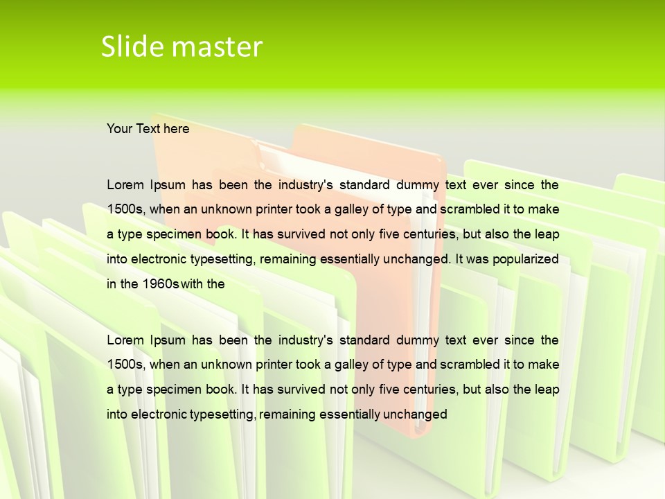 Reflect Element Message PowerPoint Template