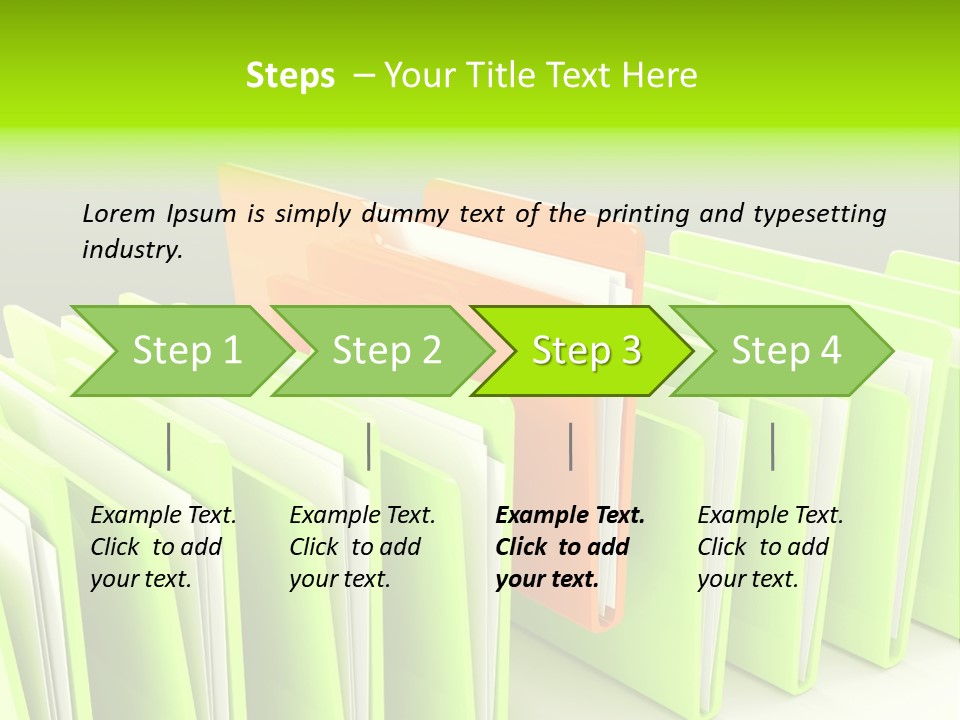 Reflect Element Message PowerPoint Template