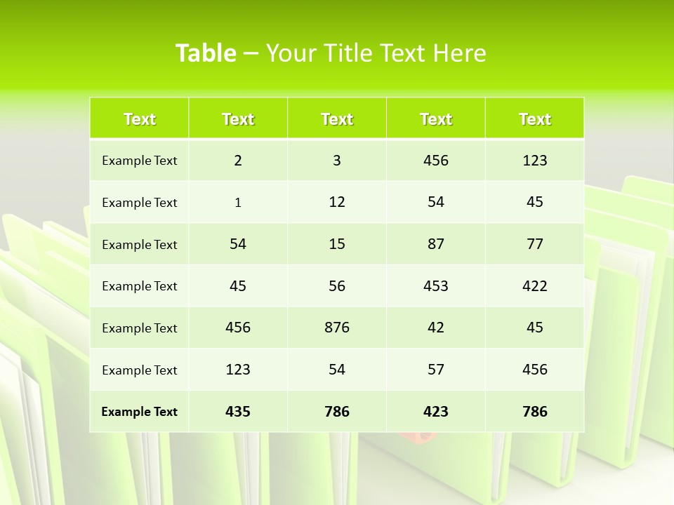 Reflect Element Message PowerPoint Template