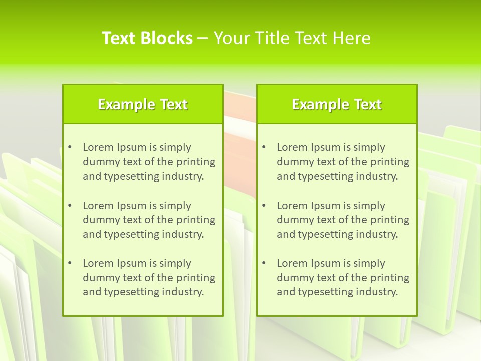 Reflect Element Message PowerPoint Template