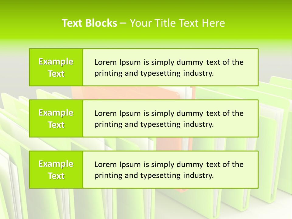 Reflect Element Message PowerPoint Template