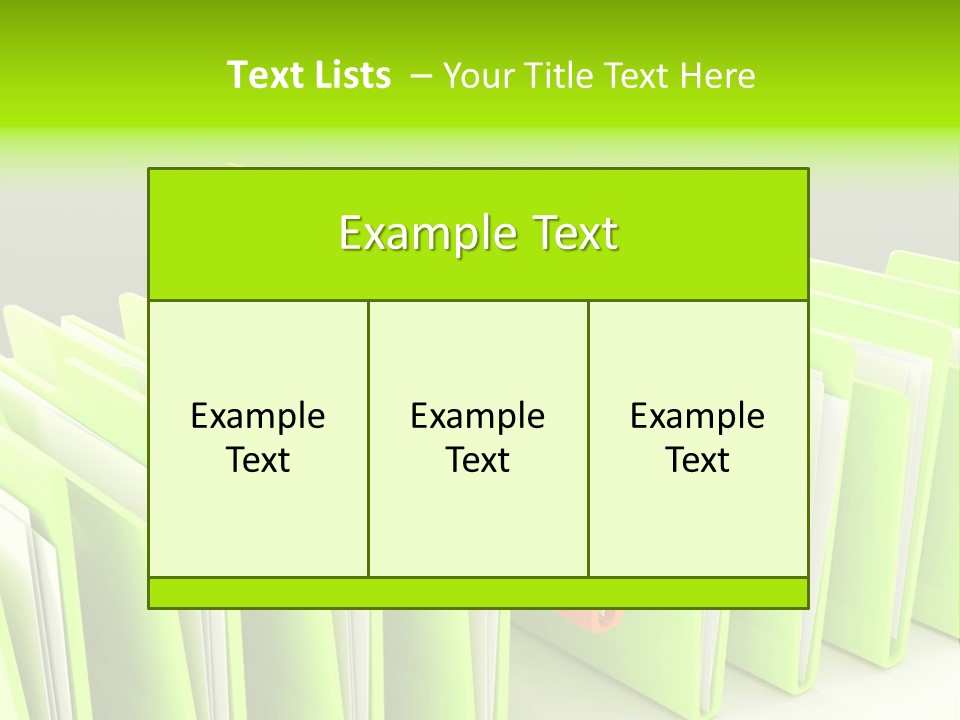 Reflect Element Message PowerPoint Template