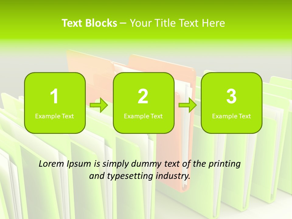 Reflect Element Message PowerPoint Template