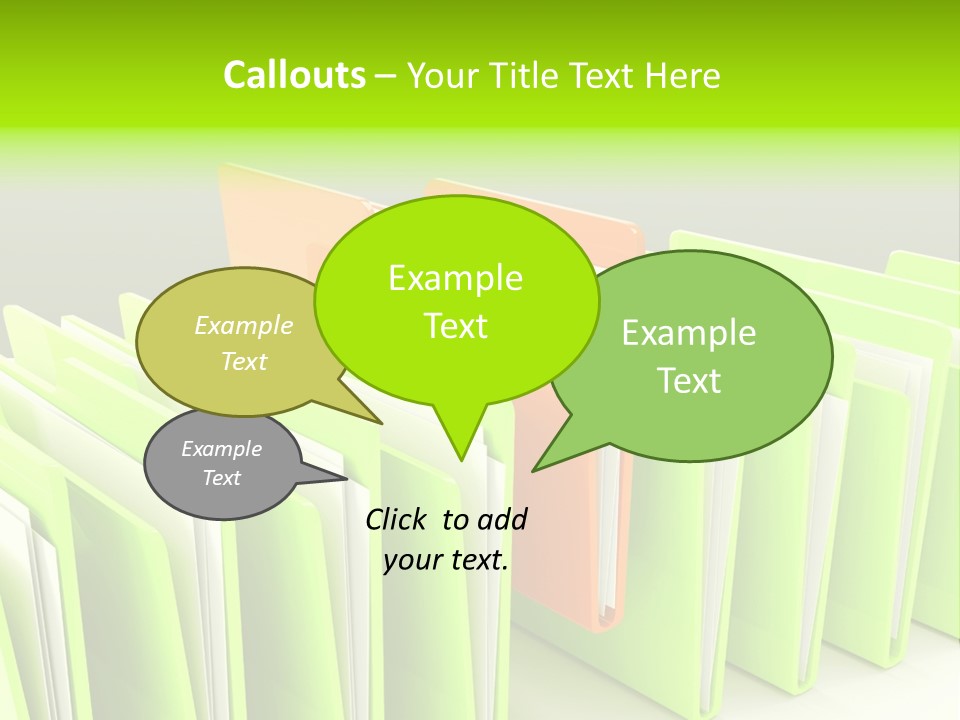 Reflect Element Message PowerPoint Template