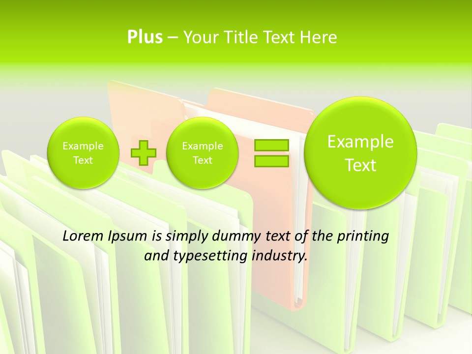 Reflect Element Message PowerPoint Template