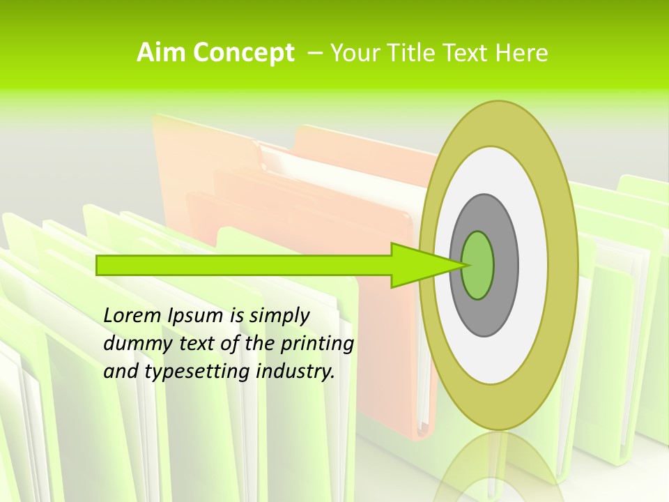 Reflect Element Message PowerPoint Template