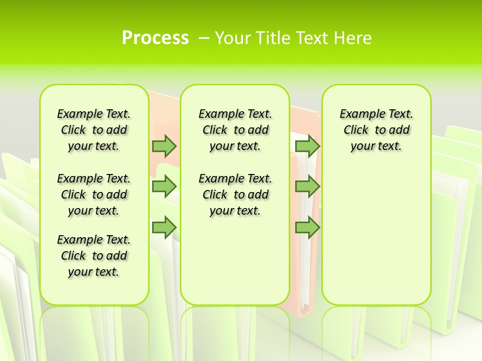 Reflect Element Message PowerPoint Template
