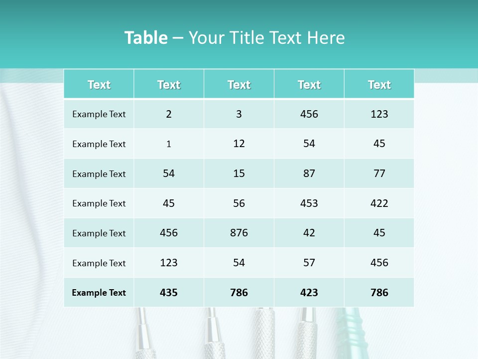 Object Pain Orthodontist PowerPoint Template