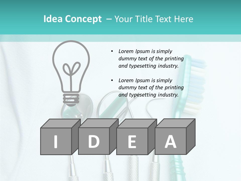 Object Pain Orthodontist PowerPoint Template