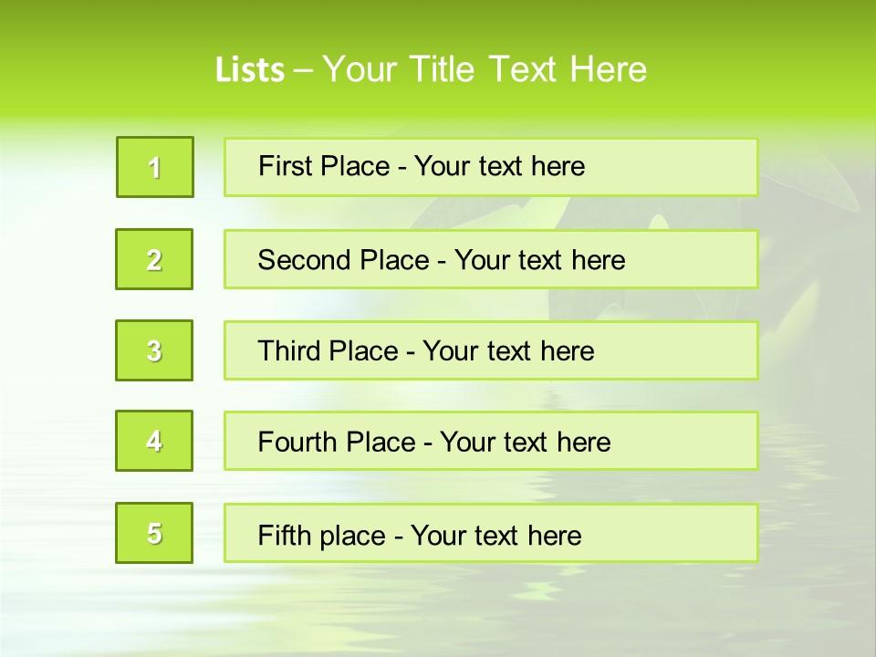 Branches Color Outdoors PowerPoint Template