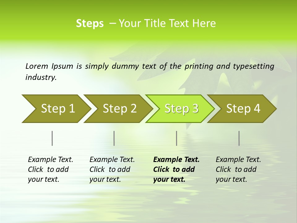 Branches Color Outdoors PowerPoint Template