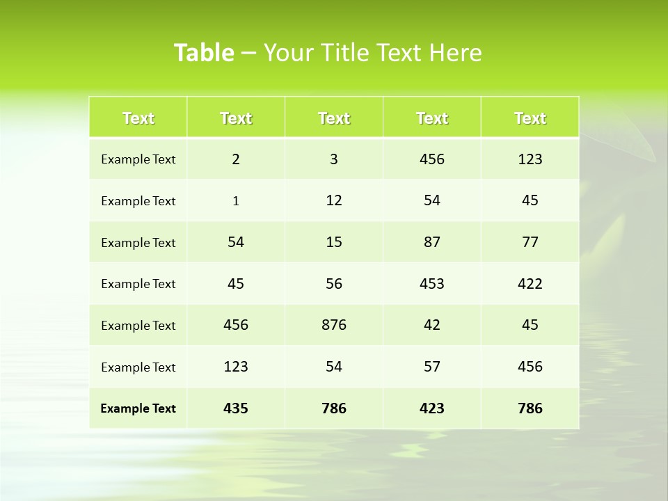 Branches Color Outdoors PowerPoint Template